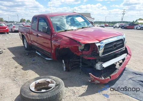 2007 Toyota Tacoma из США, поврежденный, VIN 5TETX22NX7Z420159